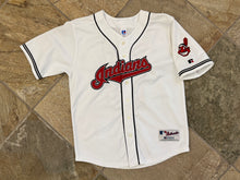 Load image into Gallery viewer, Vintage Cleveland Indians Omar Vizquel Majestic Baseball Jersey, Size Youth Large, 14-16