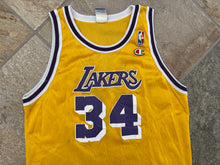 Load image into Gallery viewer, Vintage Los Angeles Lakers Shaquille O’Neal Champion Basketball Jersey, Size Youth XL, 18-20