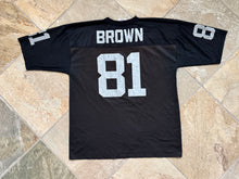 Load image into Gallery viewer, Vintage Oakland Raiders Tim Brown Logo Athletic Football Jersey, Size XL
