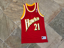 Load image into Gallery viewer, Vintage Atlanta Hawks Dominique Wilkins Champion Basketball Jersey, Size 40, Medium