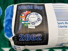 Load image into Gallery viewer, Vintage 2002 World Cup Jira Japan South Korea Soccer Blanket ###
