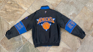 Vintage New York Knicks Pro Player Leather Basketball Jacket, Size Small