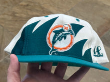 Load image into Gallery viewer, Vintage Miami Dolphins Logo Athletic Sharktooth Snapback Football Hat