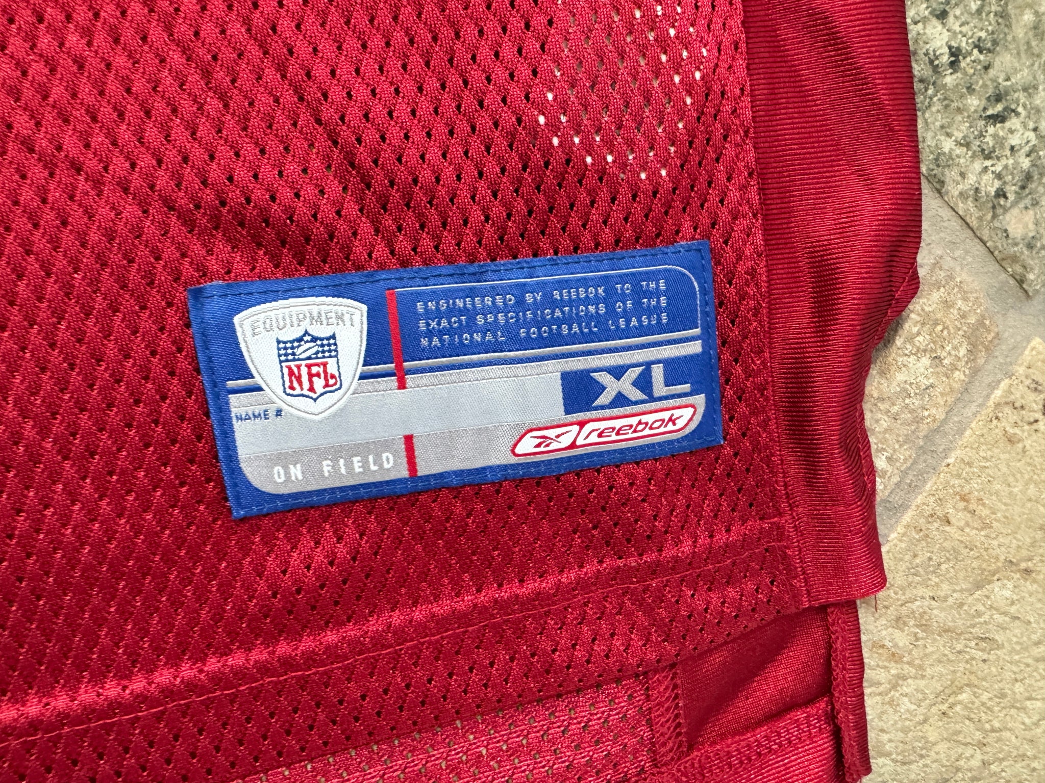 Vintage San Francisco 49ers Tai Streets Reebok Football