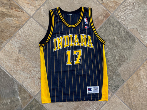 Vintage Indiana Pacers Chris Mullin Champion Basketball Jersey, Size Youth Large, 14-16