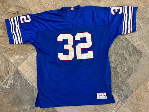 Vintage Buffalo Bills OJ Simpson Wilson Football Jersey, Size Large