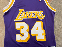 Load image into Gallery viewer, Vintage Los Angeles Lakers Shaquille O'Neal Champion Basketball Jersey, Size 40, Medium