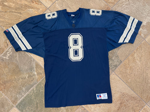 Vintage Dallas Cowboys Troy Aikman Russell Football Jersey, Size 52, XXL