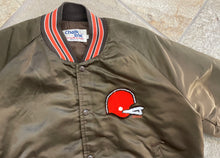 Load image into Gallery viewer, Vintage Cleveland Browns Chalkline Satin Football Jacket, Size Large