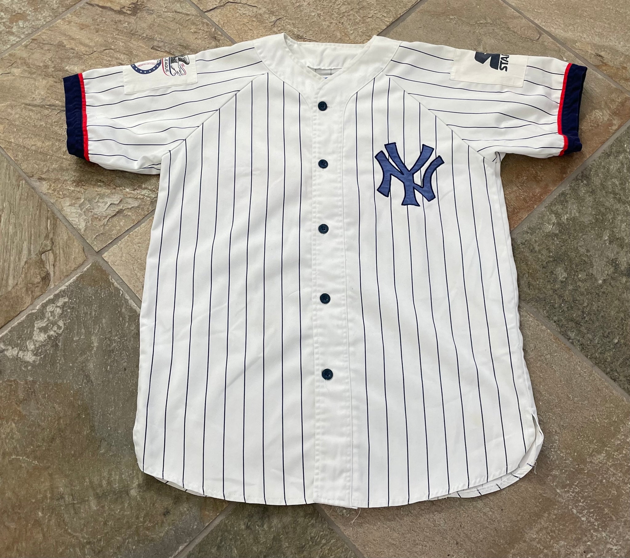 Vintage New York Yankees Starter Baseball Jersey, Size Medium
