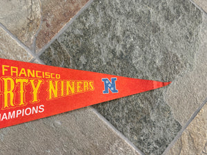 Vintage San Francisco 49ers Super Bowl XVI Football Pennant