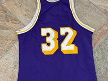 Load image into Gallery viewer, Vintage Los Angeles Lakers Magic Johnson Sand Knit Basketball Jersey, Size Large
