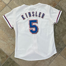 Load image into Gallery viewer, Vintage Texas Rangers Ian Kinsler Majestic Women’s Baseball Jersey, Size Medium