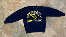 Load image into Gallery viewer, Vintage West Virginia Mountaineers College Sweatshirt, Size Large