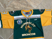 Load image into Gallery viewer, Humboldt Broncos SP SJHL minor league Hockey Jersey, Size Medium.