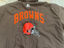 Load image into Gallery viewer, Vintage Cleveland Browns Starter Parka puffer Football Jacket, Size XL