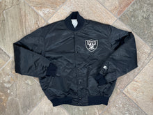 Load image into Gallery viewer, Vintage Los Angeles Raiders Starter Satin Football Jacket, Size XL