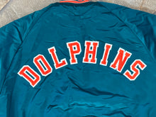 Load image into Gallery viewer, Vintage Miami Dolphins Chalk Line Satin Football Jacket, Size XL
