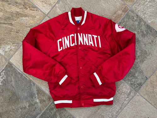 Vintage Cincinnati Reds Starter Satin Baseball Jacket, Size Small
