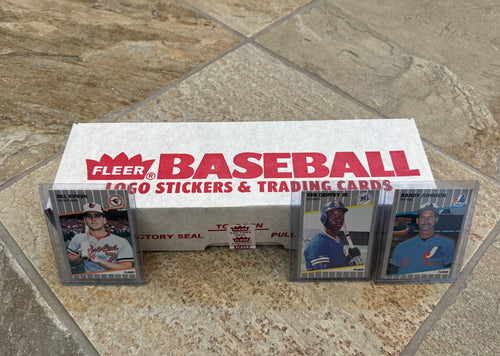 Vintage 1989 Fleer Baseball Cards Sealed Factory Set ###