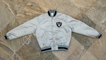 Load image into Gallery viewer, Vintage Oakland Raiders Starter Satin Football Jacket, Size Medium