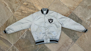 Vintage Oakland Raiders Starter Satin Football Jacket, Size Medium