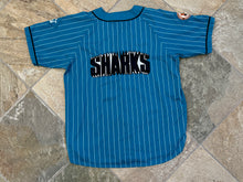 Load image into Gallery viewer, Vintage San Jose Sharks Starter Pinstripe Hockey Jersey, Size XL