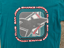 Load image into Gallery viewer, Vintage San Jose Sharks Blueline Hockey TShirt, Size Medium
