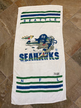 Load image into Gallery viewer, Vintage Seattle Seahawks Jack Davis NFL Football Towel ###