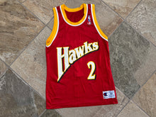 Load image into Gallery viewer, Vintage Atlanta Hawks Stacey Augmon Champion Basketball Jersey, Size 40, Medium