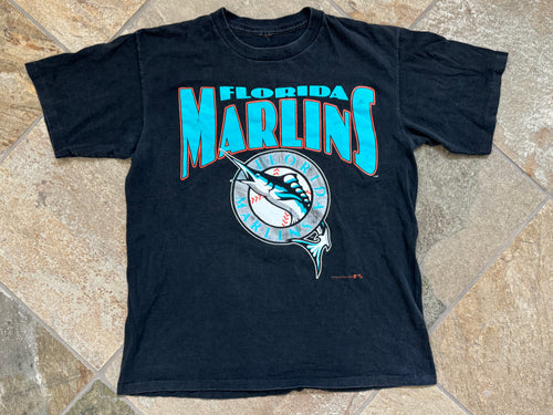 Vintage Florida Marlins Nutmeg Baseball TShirt, Size Large