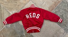 Load image into Gallery viewer, Vintage Cincinnati Reds Pyramid Satin Baseball Jacket, Size Youth Small, 2T-4T