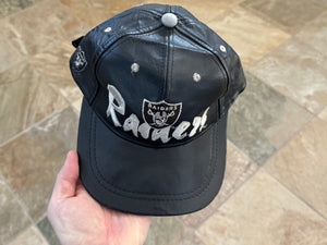 Vintage Oakland Raiders Drew Pearson Leather Football Hat