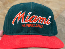 Load image into Gallery viewer, Vintage Miami Hurricanes Sports Specialties Script Snapback College Hat