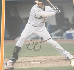 Vintage Oakland Athletics Nick Swisher Autograph photo and baseball ###