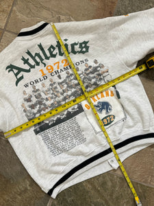 Vintage Oakland Athletics Long Gone Sweater Baseball Sweatshirt, Size Large