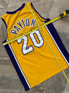 Vintage Los Angeles Lakers Gary Payton Nike Basketball Jersey, Medium