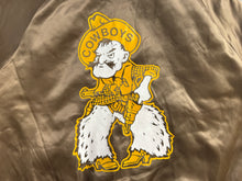 Load image into Gallery viewer, Vintage Wyoming Cowboys Chalkline Satin College Jacket, Size Large