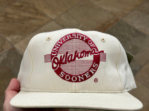 Vintage Oklahoma Sooners The Game Circle Logo Snapback College Hat