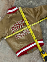 Load image into Gallery viewer, Vintage San Francisco 49ers Chalkline Satin Football Jacket, Size Youth Small, 4T