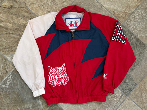 Vintage Arizona Wildcats Logo Athletic Sharktooth College Jacket, Size Large
