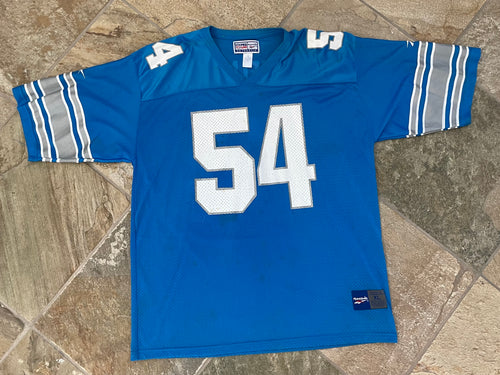 Vintage Detroit Lions Chris Spielman Reebok Football Jersey, Size XL