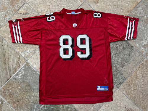 Vintage San Francisco 49ers Tai Streets Reebok Football Jersey, Size XL