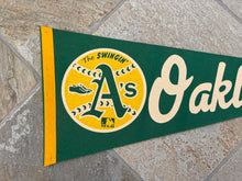Load image into Gallery viewer, Vintage Oakland Athletics Swingin’ A’s Baseball Pennant