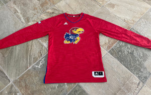 Kansas Jayhawks Frank Mason III Game Worn Adidas Basketball Warm Up Shooting College TShirt, Size Large