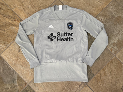 San Jose Earthquakes Adidas Goalie Jersey, Size Large
