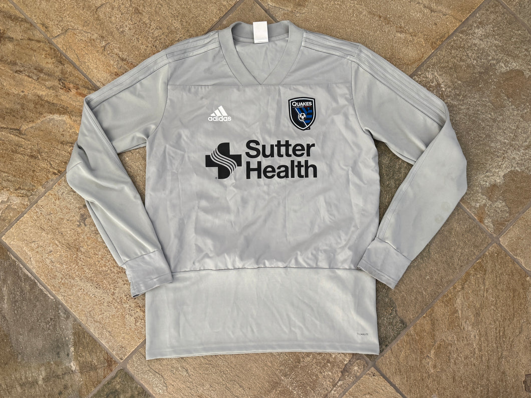 San Jose Earthquakes Adidas Goalie Jersey, Size Large