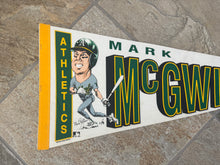 Load image into Gallery viewer, Vintage Oakland Athletics Mark McGwire Salem Baseball Pennant