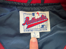 Load image into Gallery viewer, Vintage Atlanta Braves Starter Satin Baseball Jacket, Size Large