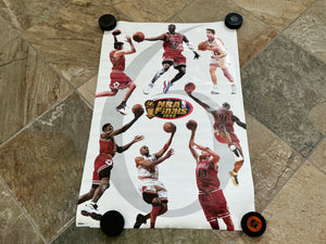 Vintage 1998 NBA Finals Chicago Bulls Michael Jordan Costacos Basketball Poster